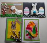 Kartki swiateczne przygotowane przez uczniow SP7 dla Domu Opieki Seniora w Koninie