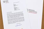 List gratulacyjny od Minister Edukacji Narodowej dla Szkoły Podstawowej nr 7 w Koninie