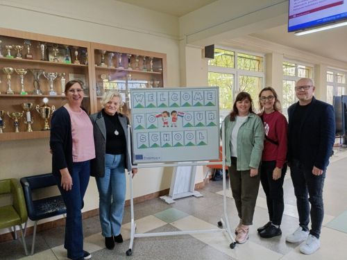 Miedzynarodowa wspolpraca w praktyce. Wizyta nauczycieli z Chorwacji (1)